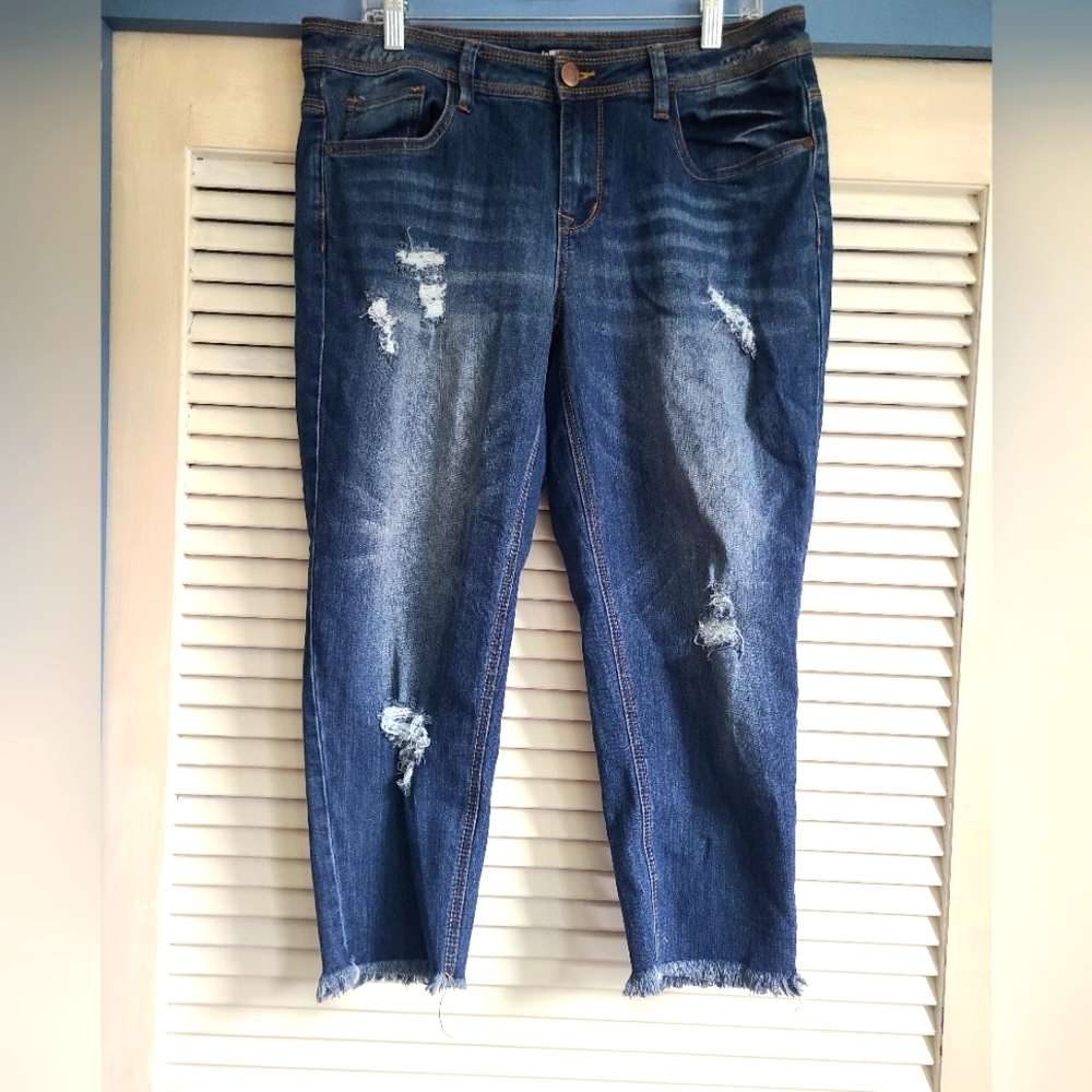 Dollhouse Charley cropped jeans size 14